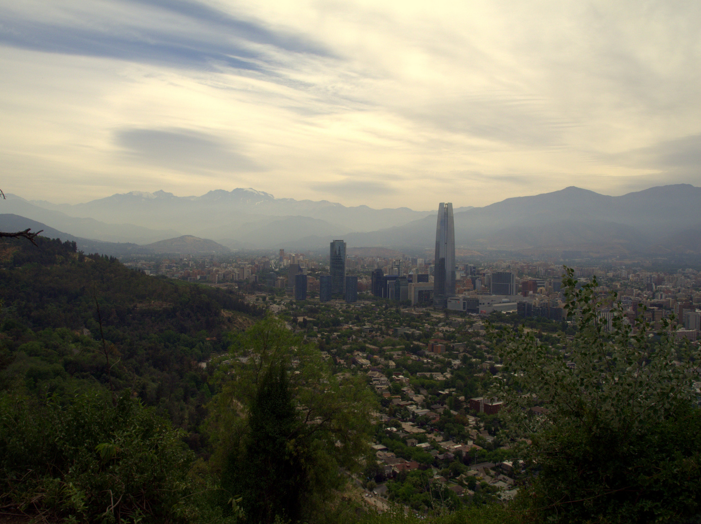 Santiago de Chile from above