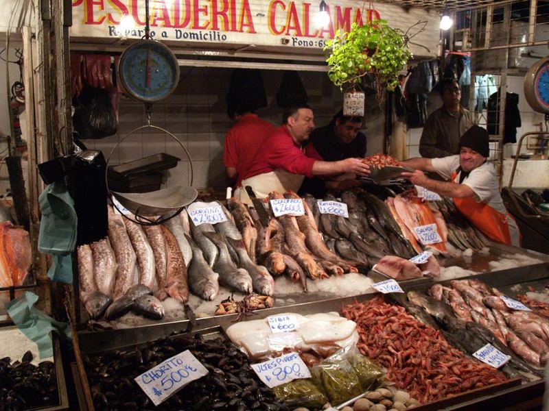 Santiago, Fischmarkt