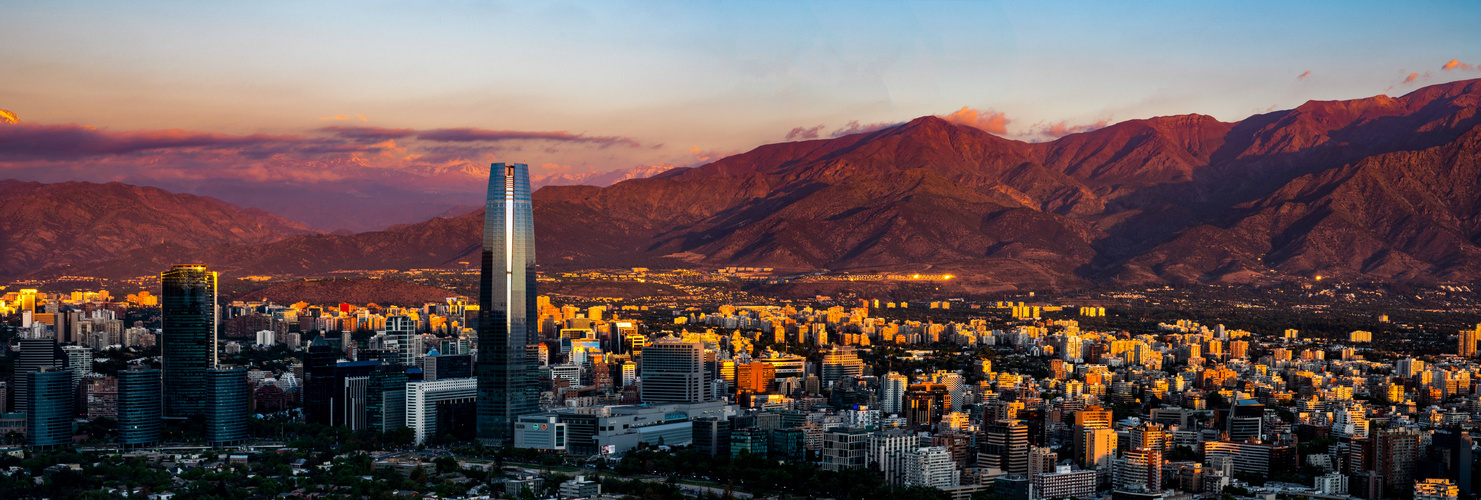 Santiago im letzten Licht