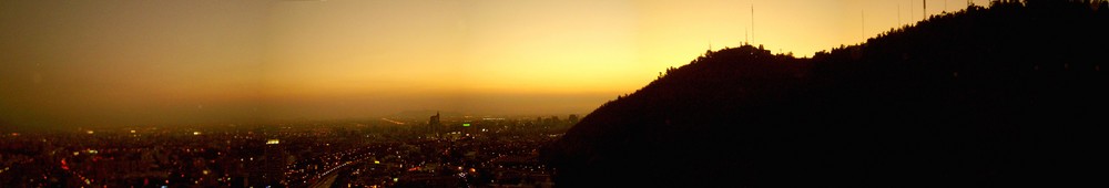 Santiago Poniente y el cerro