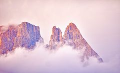 Santnerspitze im Morgenlicht