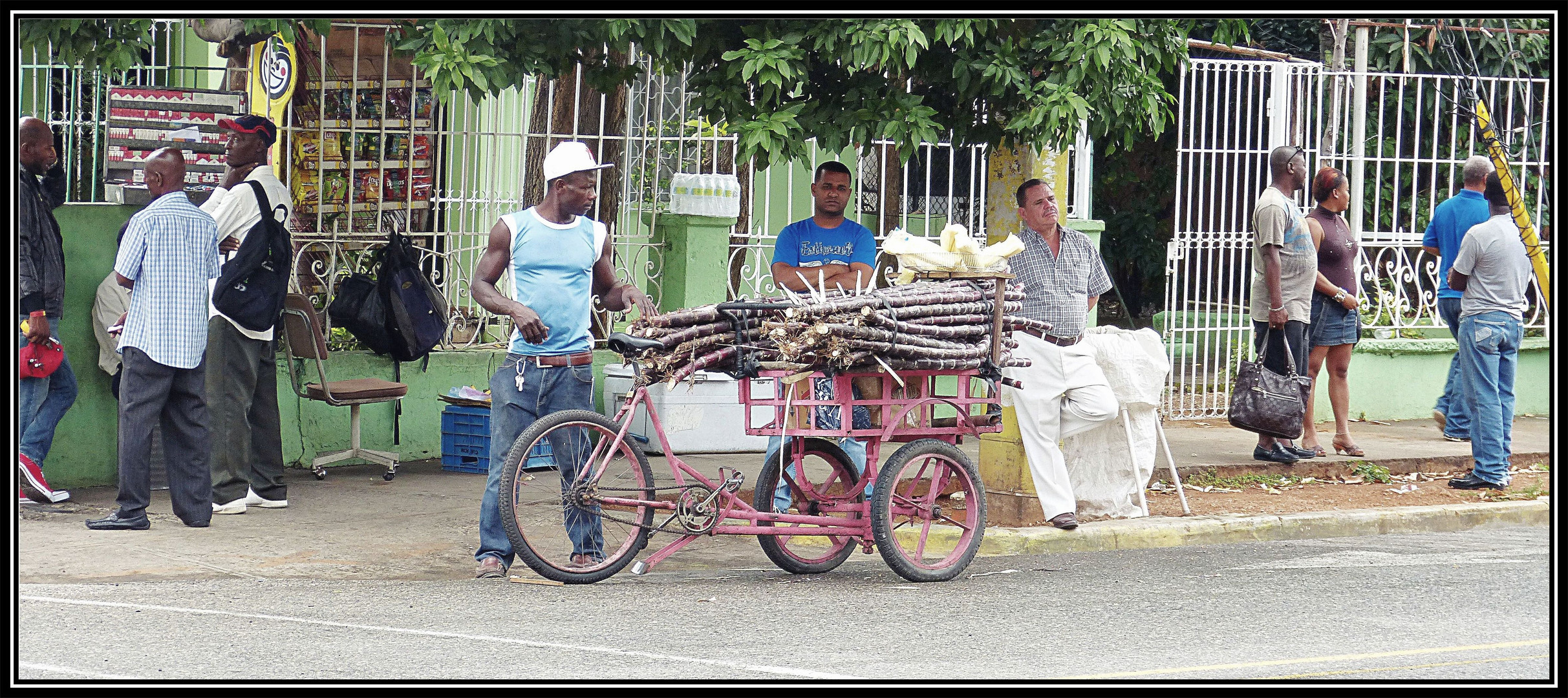 Santo Domingo - Zuckerrohrverkäufer