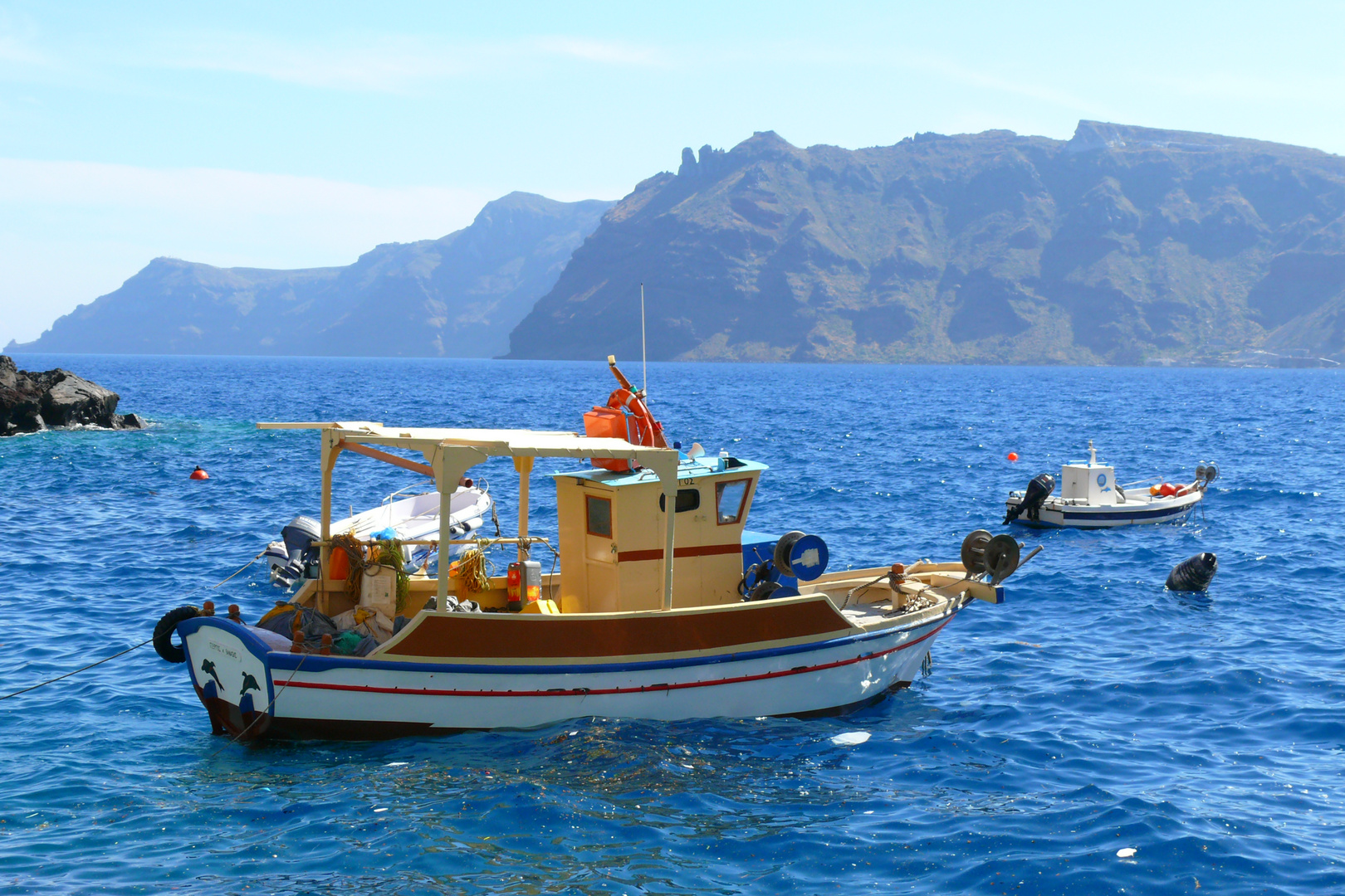 Santorin - in der Caldera