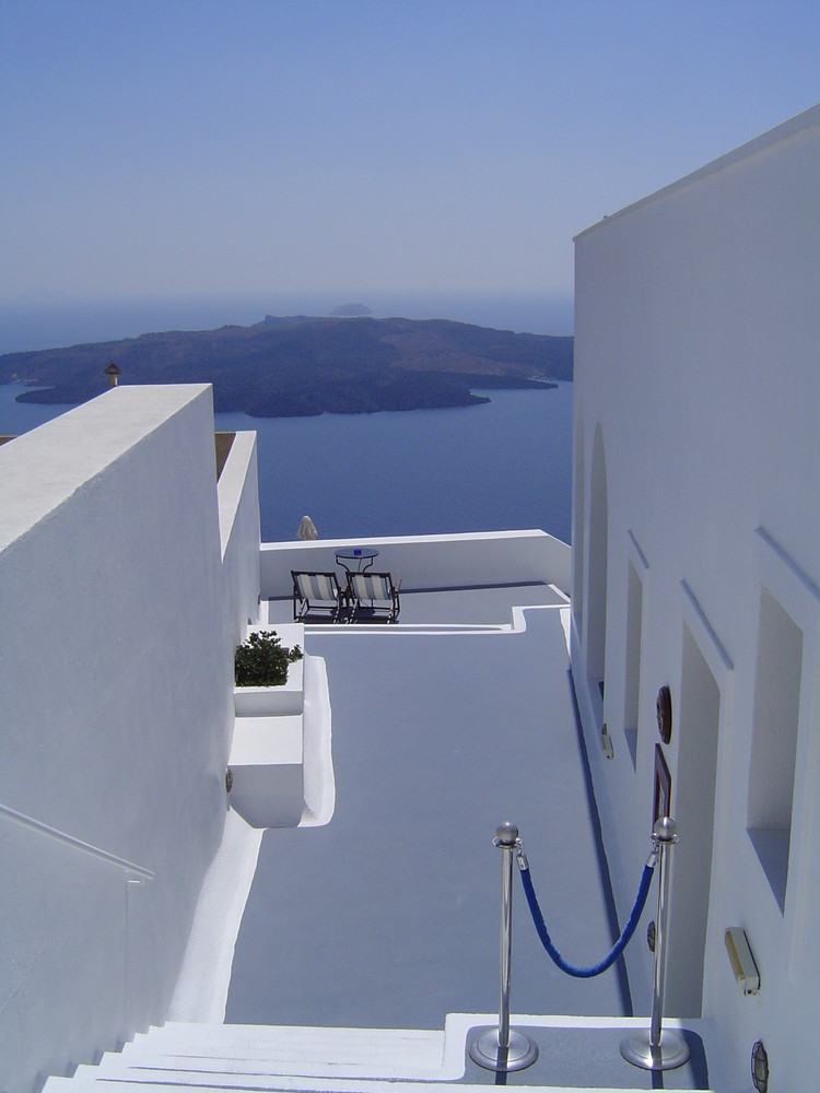 Santorin, invitation à la sieste...