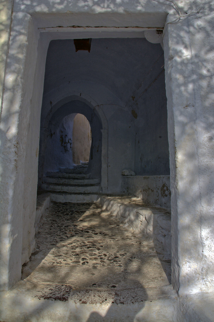 Santorin_Durchgang als HDR