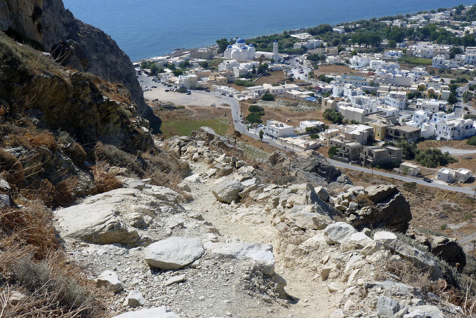 Santorini 2015, von Alt-Thira nach Perissa 7