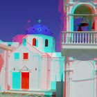 Santorini - Anaglyphen