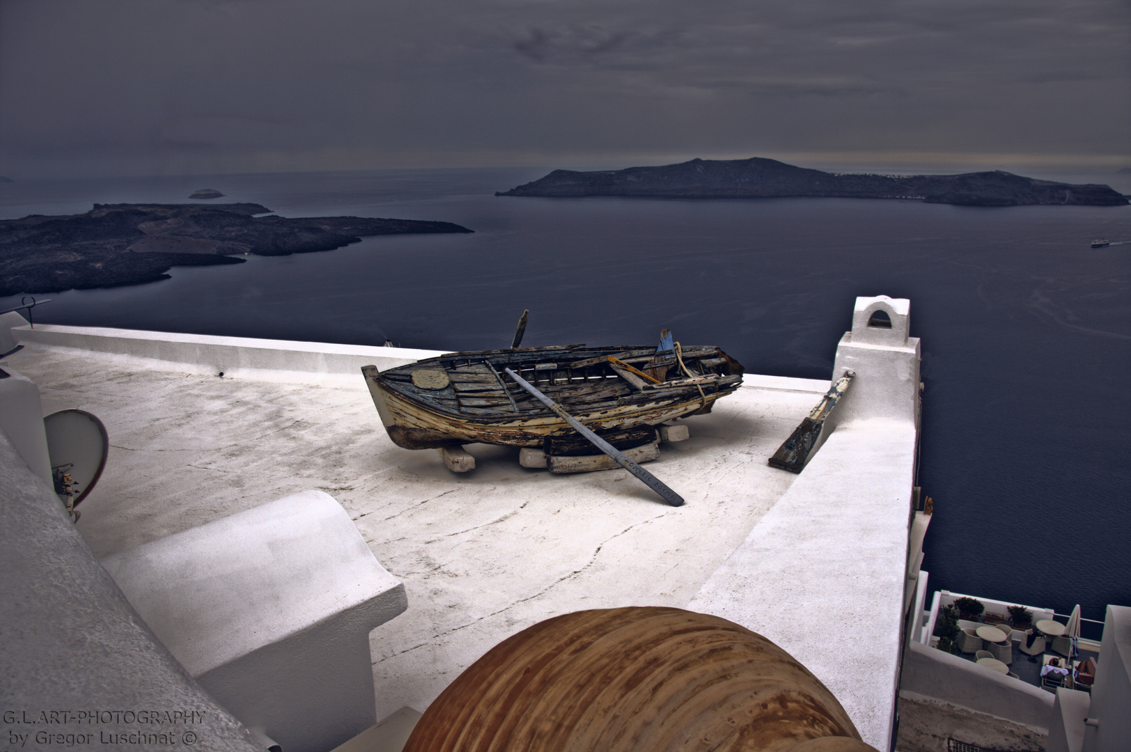 Santorini Ausblick