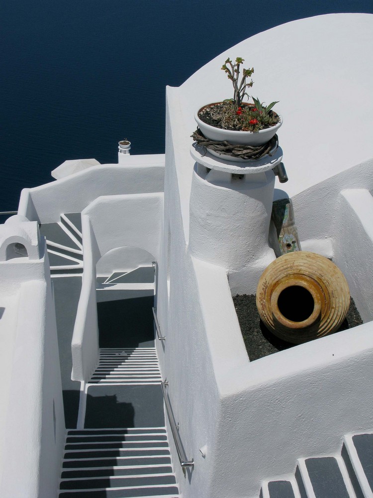 Santorini Baustil.