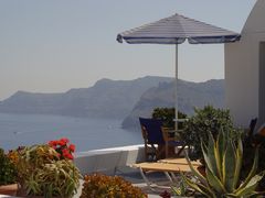 Santorini-Blick in die Caldera