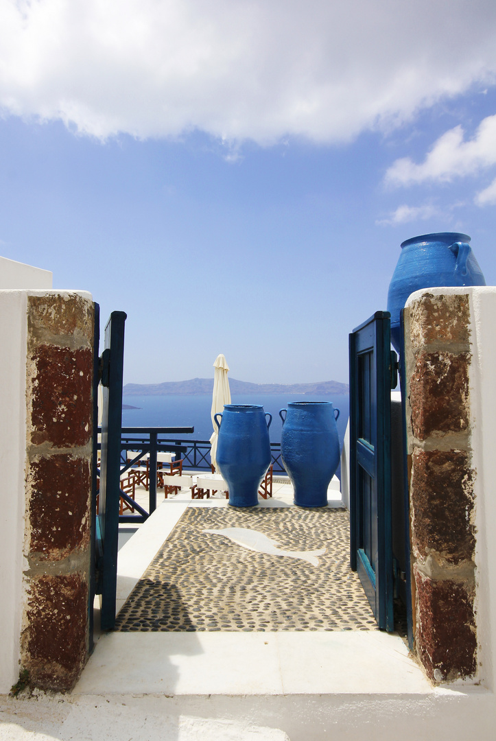 Santorini - Blue Gate