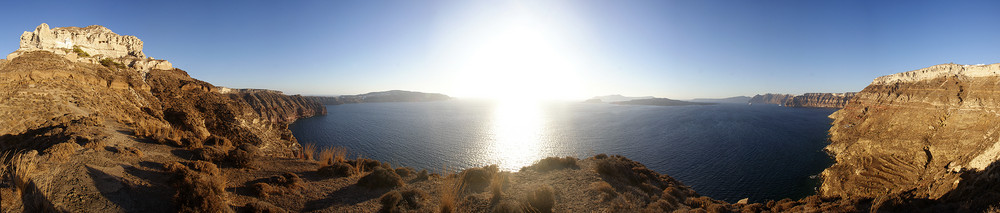 Santorini Caldera by Sebastian Rigos-Mielke 