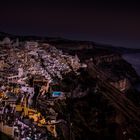 Santorini (Fira) bei Nacht