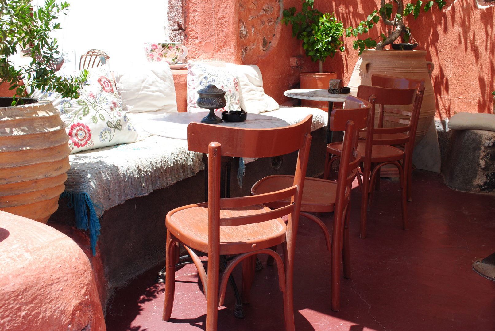 Santorini - Kleines Restaurant zum Träumen
