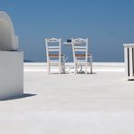 SANTORINI. SILLAS CON VISTAS