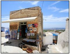 Santorini - Souvenierladen mit Aussicht