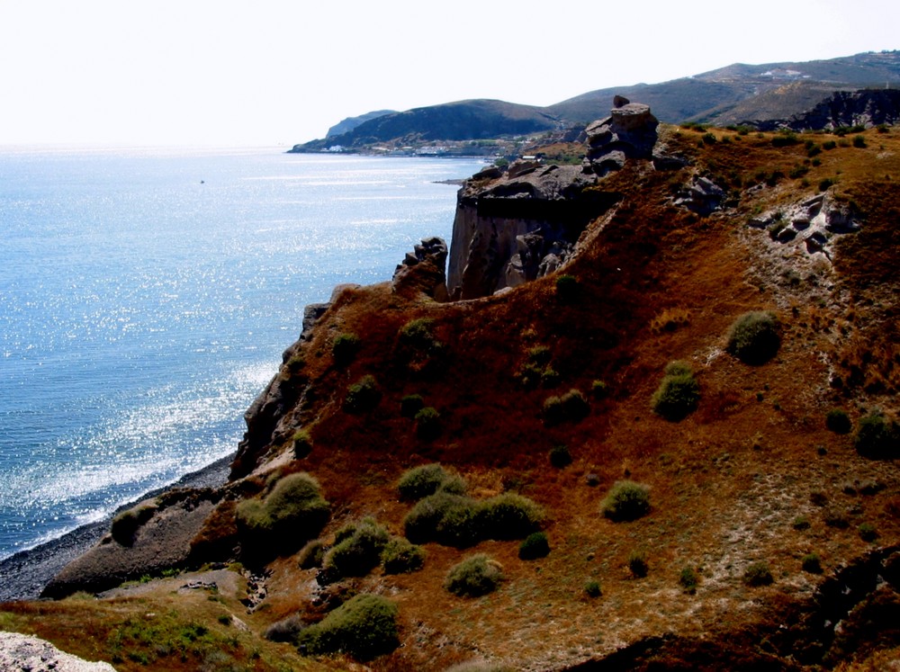 Santorini, Südküste