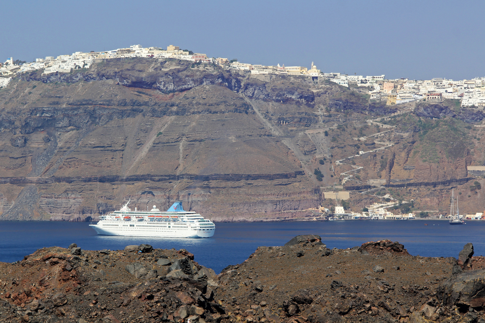 Santorini - Volcanoview