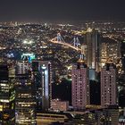 Sapphire-Tower,Istanbul,Bosporus-Brücke,Blick Richtung Asien,nachts