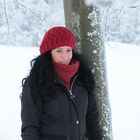 Sara im Schnee