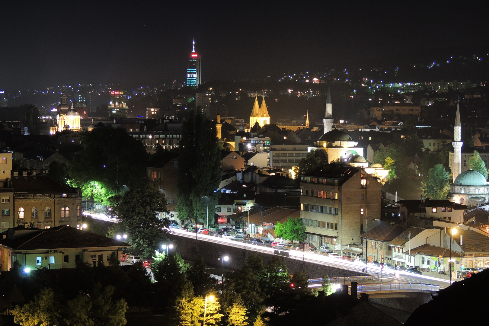 Sarajevo night