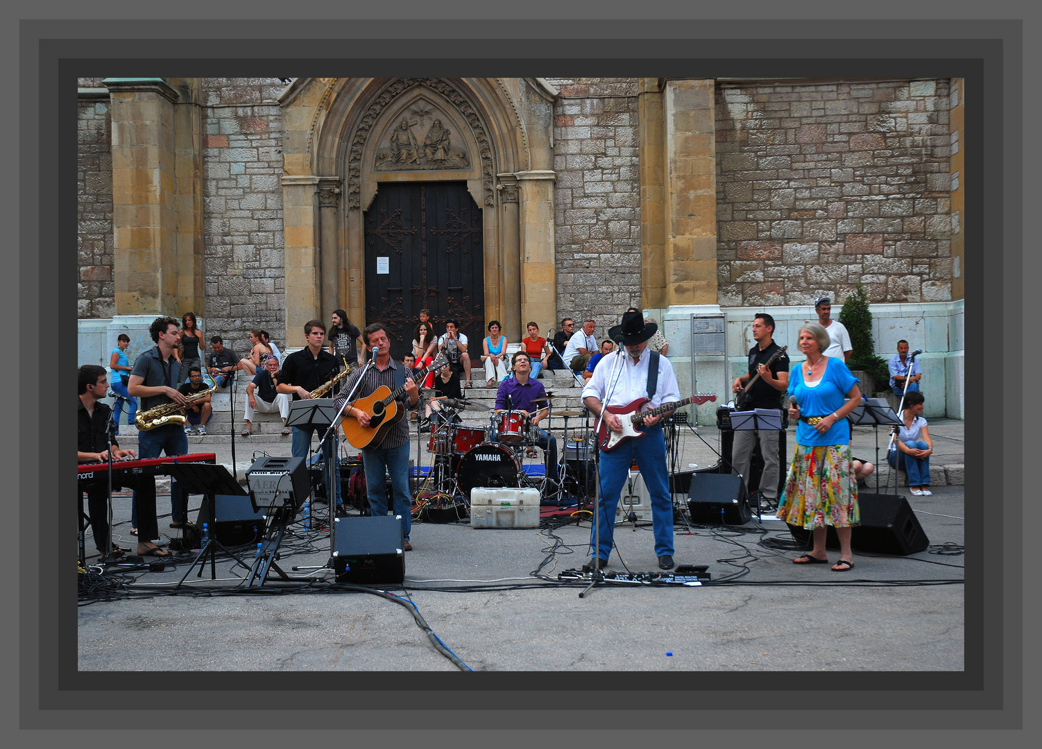 Sarajevo,eine Stadt wo die Musik live gespielt wird...