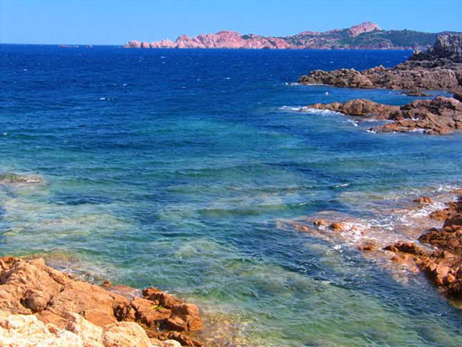 Sardinien - Blick aufs Meer oberhalb von Isola Rossa