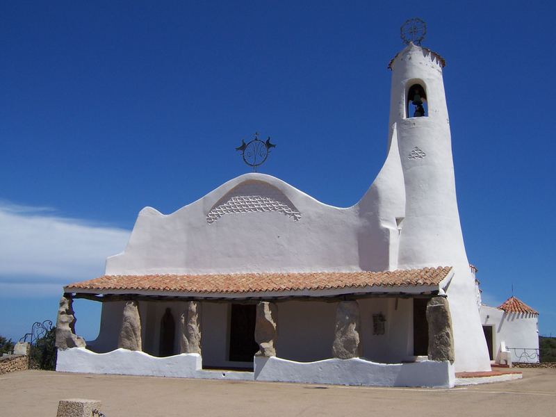 Sardinien, Kirche in der Costa Smeralda