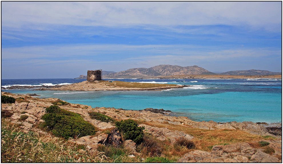 Sardinien - Torre Pelosa aud Halbinsel Stintino