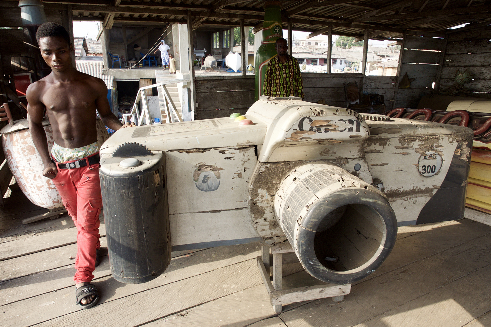 Sargbauer in Accra