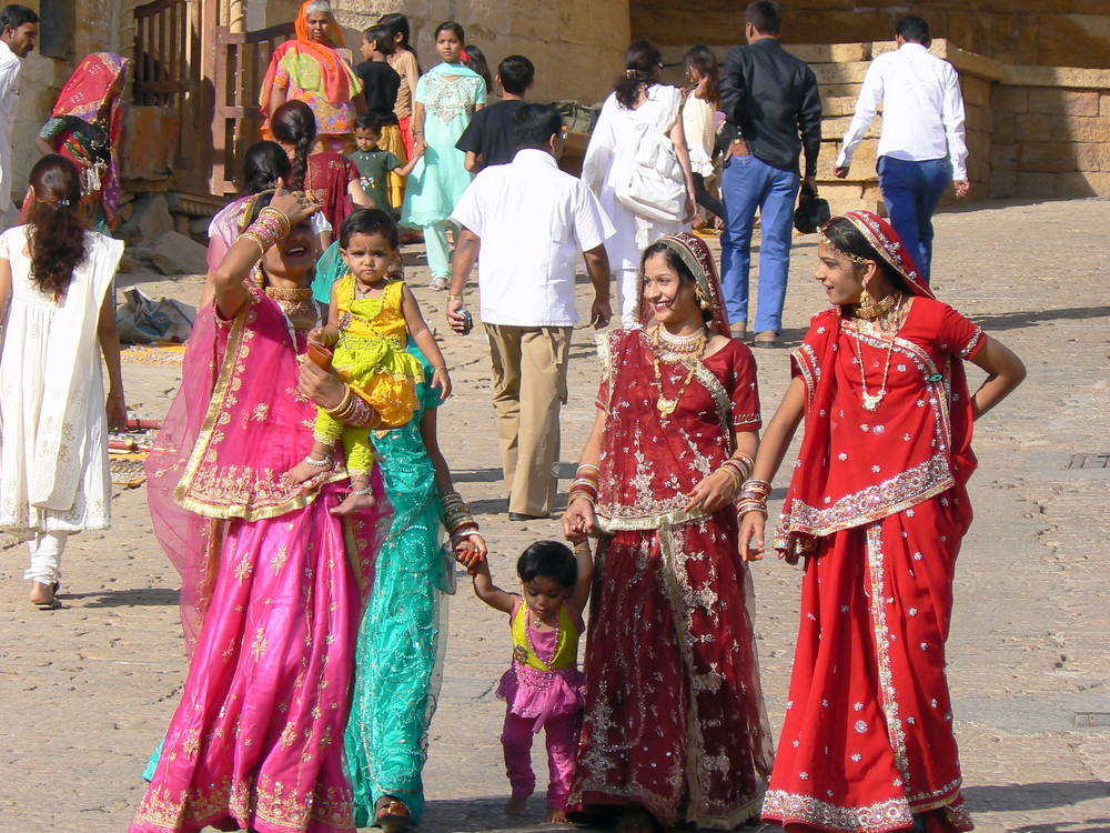 Saris de fiesta