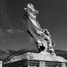 Sarkophag von Janina Lewandowska in Menton (cimetière du Trabuquet)