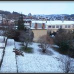 SARLAT  en hiver de nos fenêtres . 