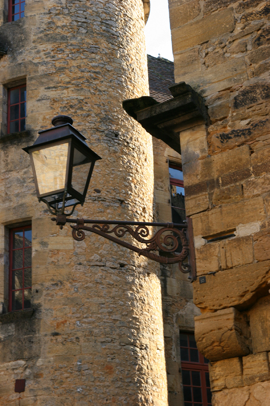 Sarlat - lampadaire