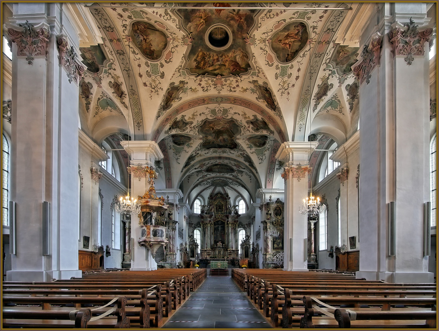 Sarnen/OW - Pfarrkirche St. Peter und Paul