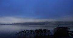 Sarnersee diffus, um 10:00 im Dezember