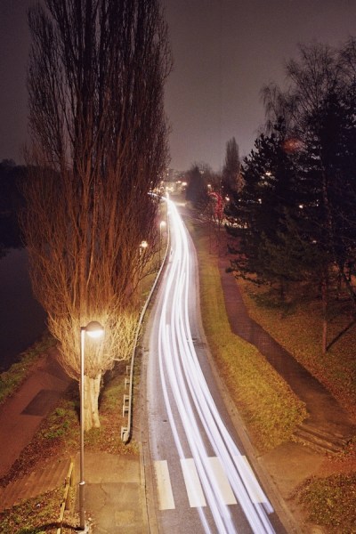 Sarreguemines bei Nacht