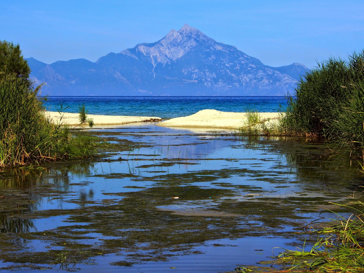 Sarti Beach view on ...