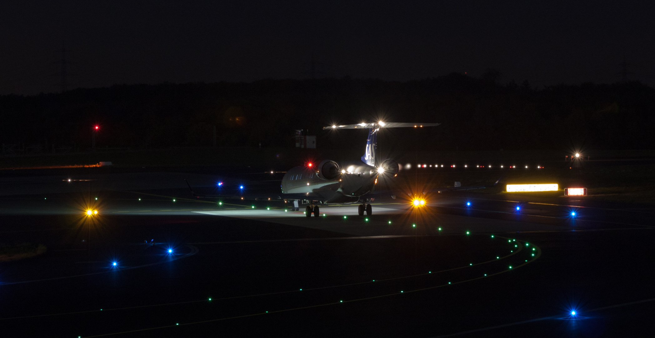 SAS-Bereit zum Abflug in DUS