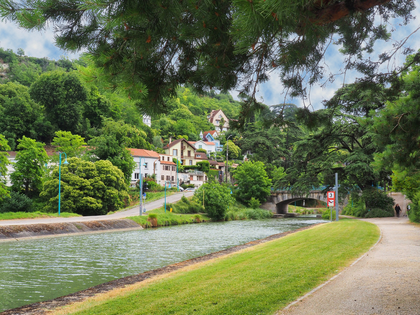 Sas est du pont-canal d‘Agen