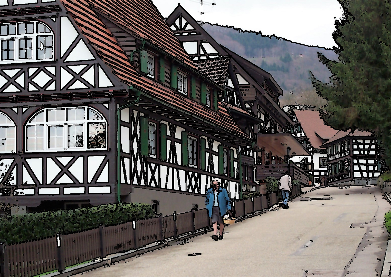 Sasbachwalden, Königsrainstraße (2002)