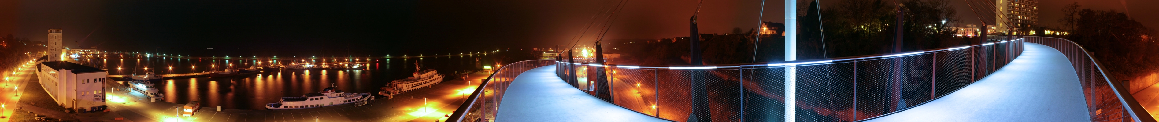 Sassnitz Hafen bei Nacht