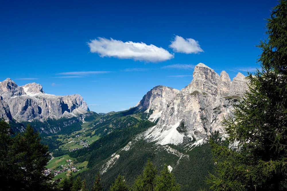 Sassongher und Grödner-Joch