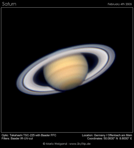 Saturn am 04.02.2005