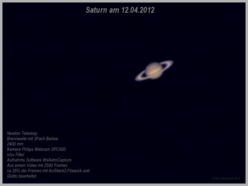Saturn am 12.04.2012