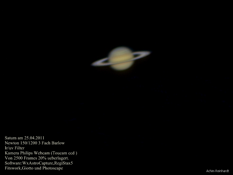 Saturn am 25.04.2011