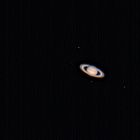 Saturn mit Monden am 22.06.2014 um 23:10 Uhr