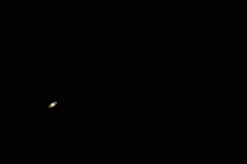 Saturn mit Teleobjektiv