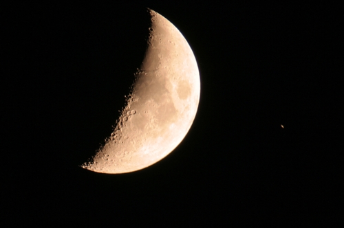 Saturn nach Bedeckung durch den Mond