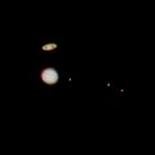 saturn und Jupiter